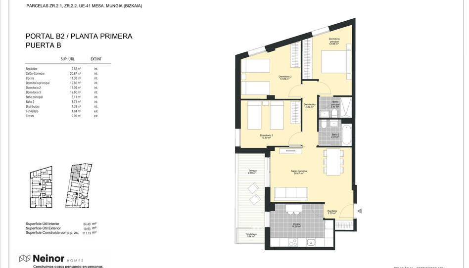 Photo 1 from new construction home in Flat for sale in   Calle Lauxeta Olerkari, Mungia, Bizkaia