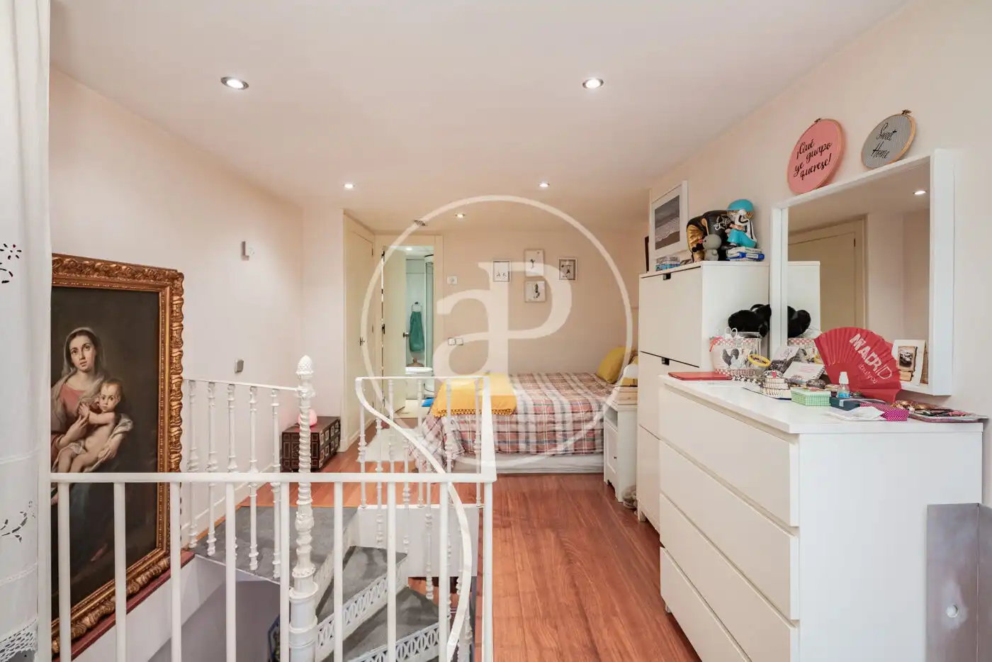Maisonette zur Miete in Madrid mit Klimaanlage, Heizung und Privatgarten