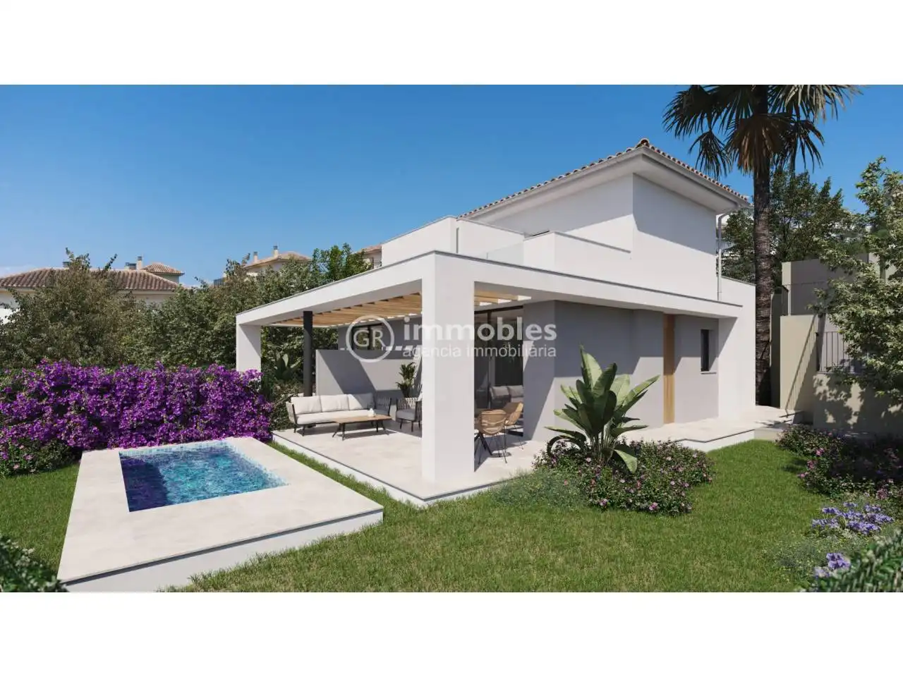 Detached house with pool for sale in Avenida Geranis, imagen 4