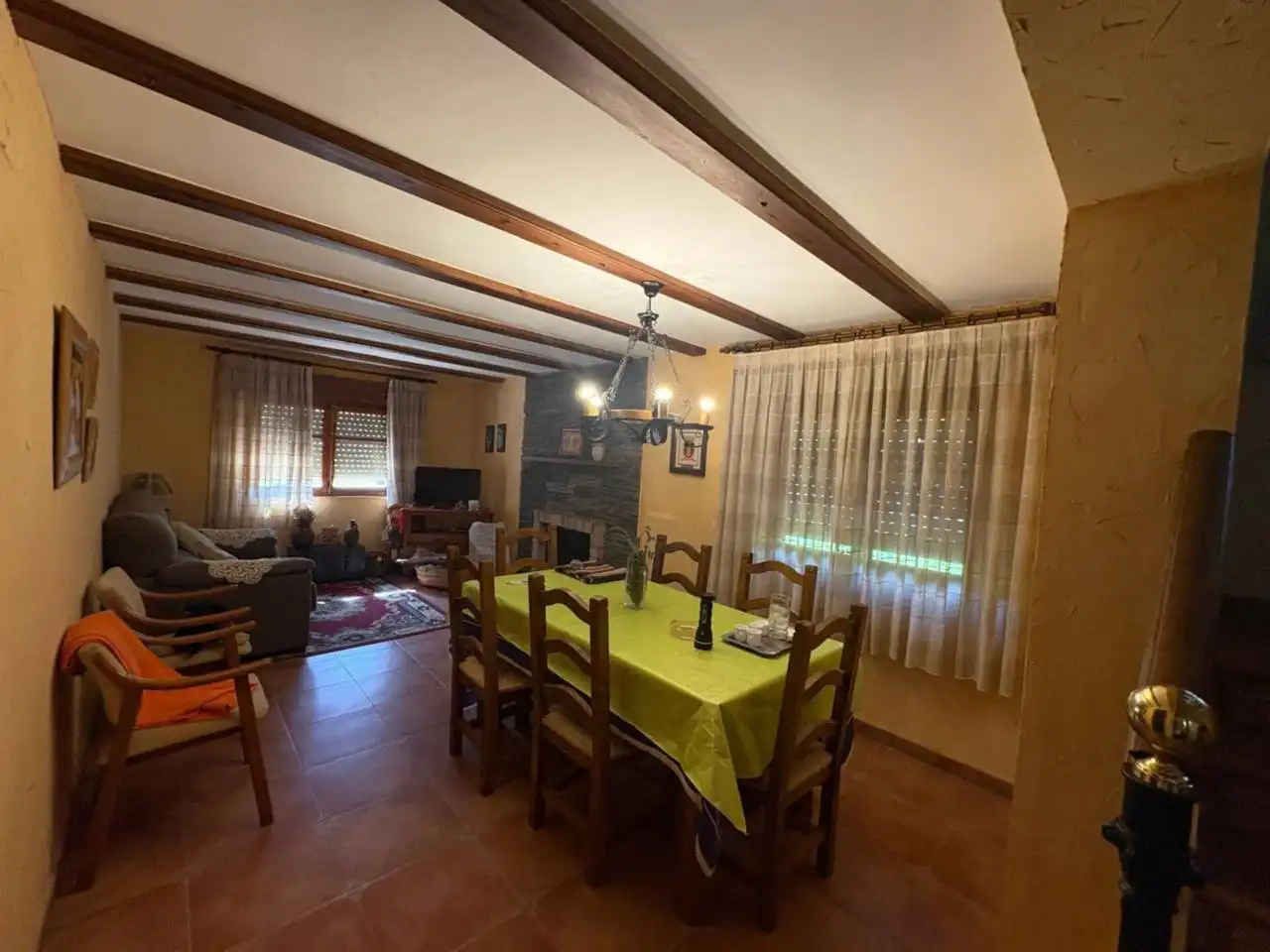 Comedor de Finca rústica en venta en Onil con Calefacción, Jardín privado y Terraza