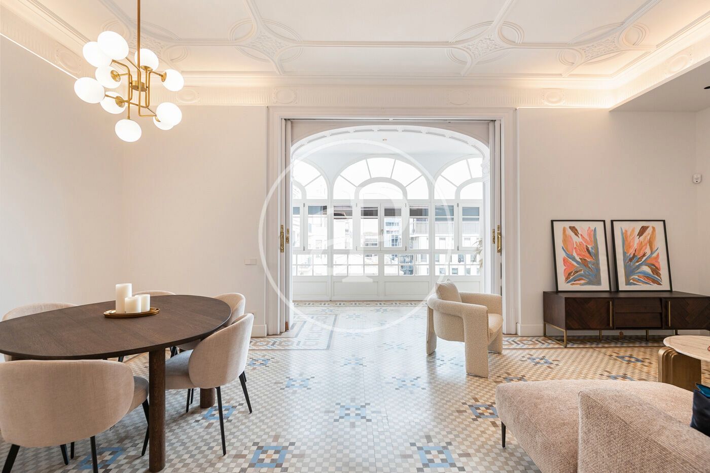 Dining room of Flat for sale in  Barcelona Capital  with Air Conditioner, Heating and Storage room