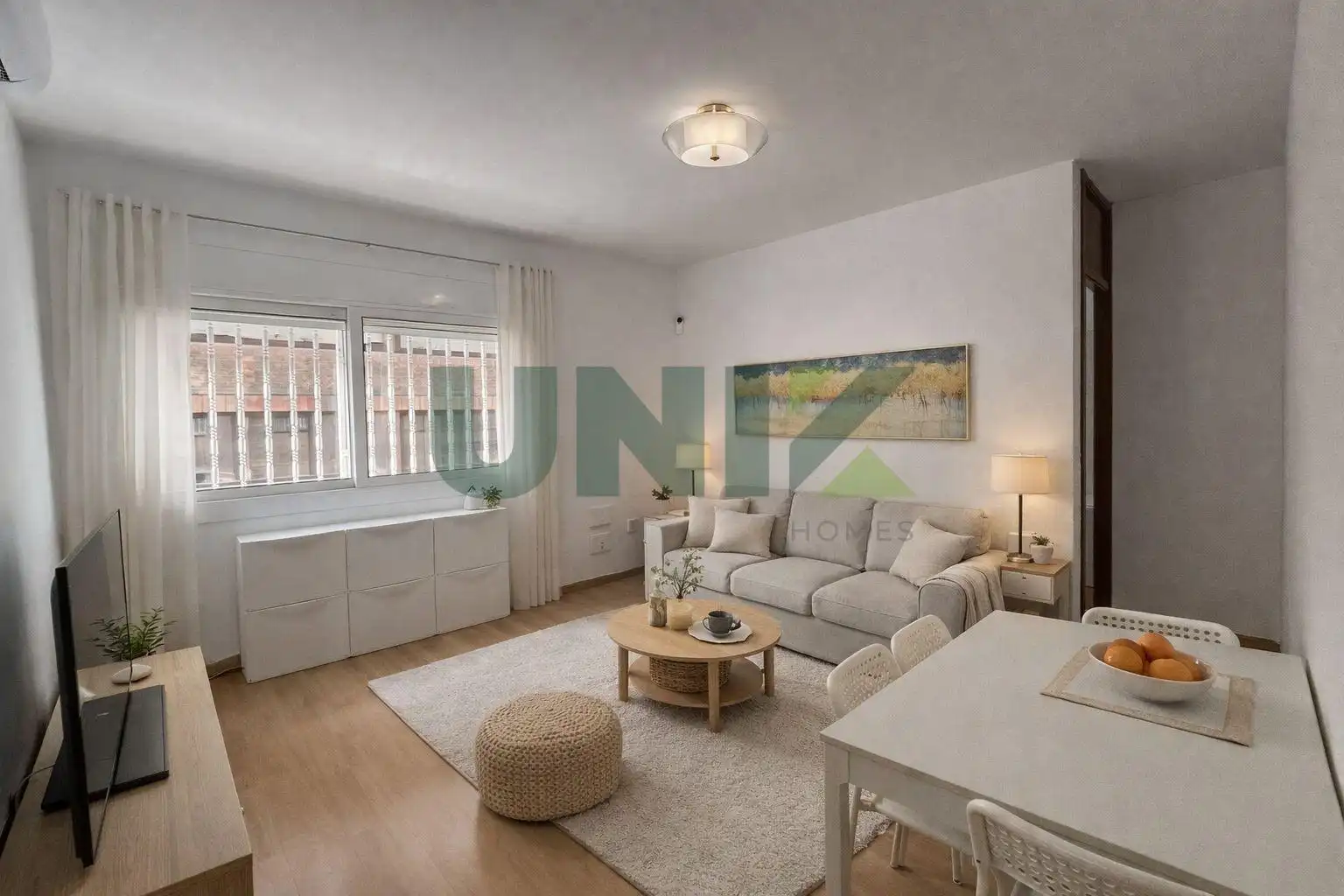 Sala de estar de Piso en venta en Barcelona con Aire acondicionado, Amueblado y Alarma