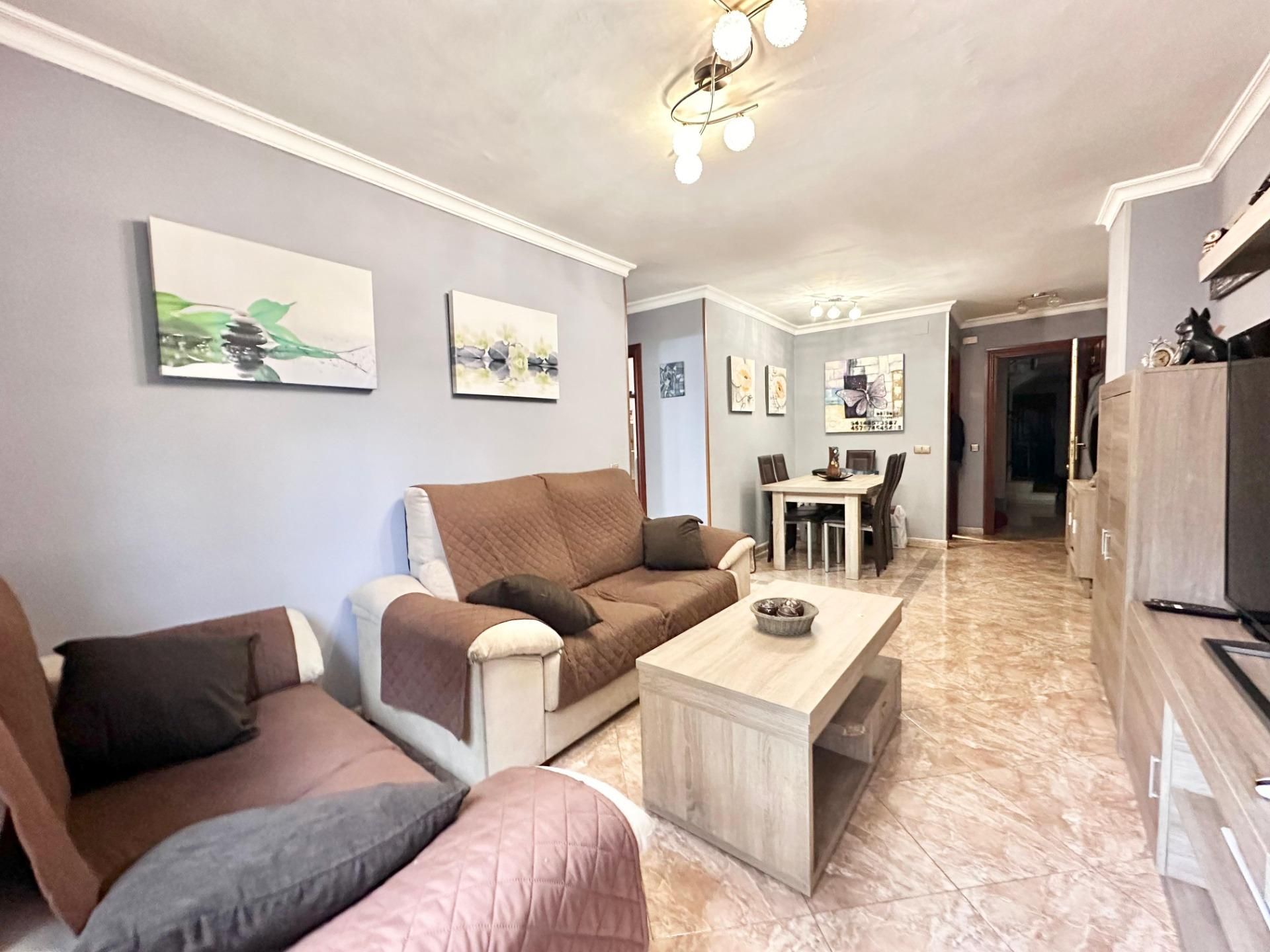 Sala d'estar de Pis en venda en Málaga Capital