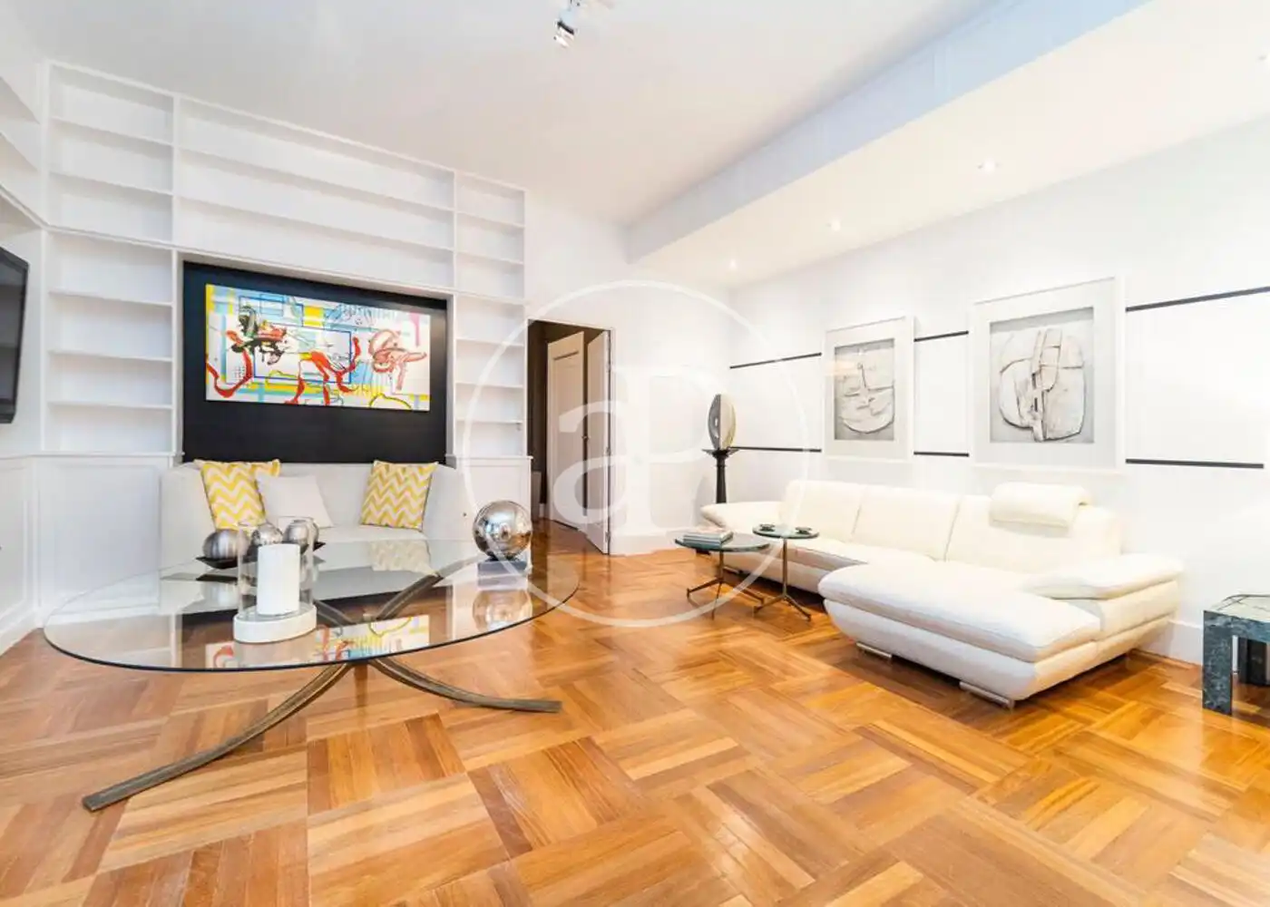 Sala de estar de Piso de alquiler en Madrid con Aire acondicionado y Calefacción