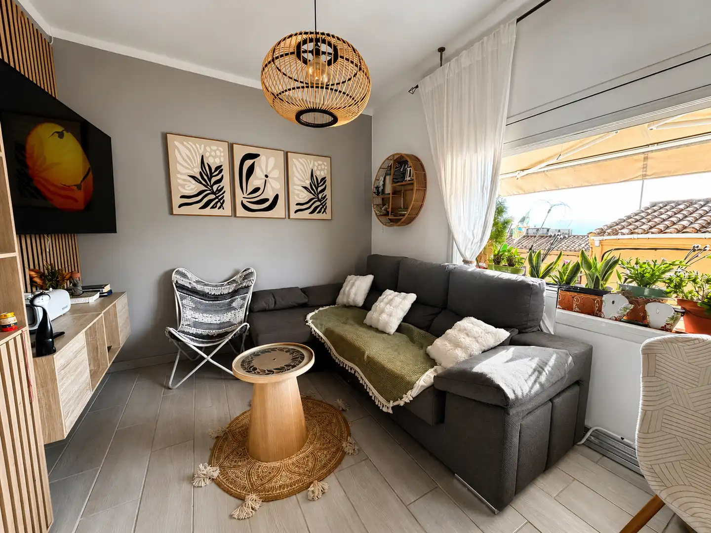 Living room of Flat for sale in Palamós  with Furnished