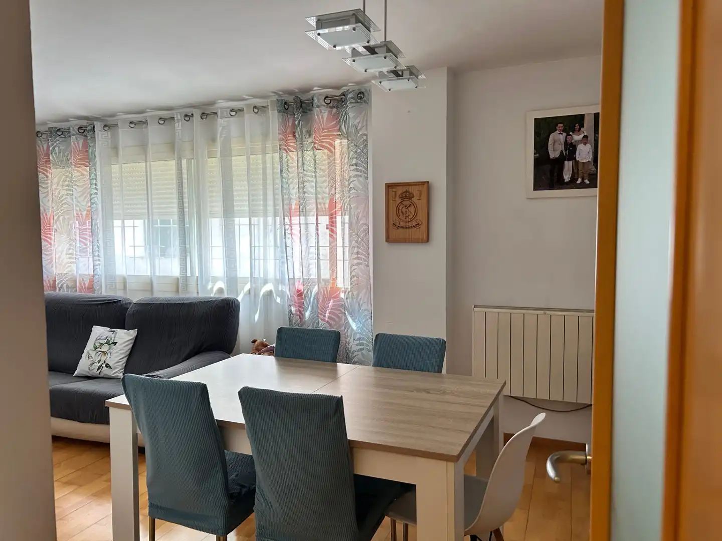 Living room of Flat for sale in Rubí  with Heating, Parquet flooring and Storage room