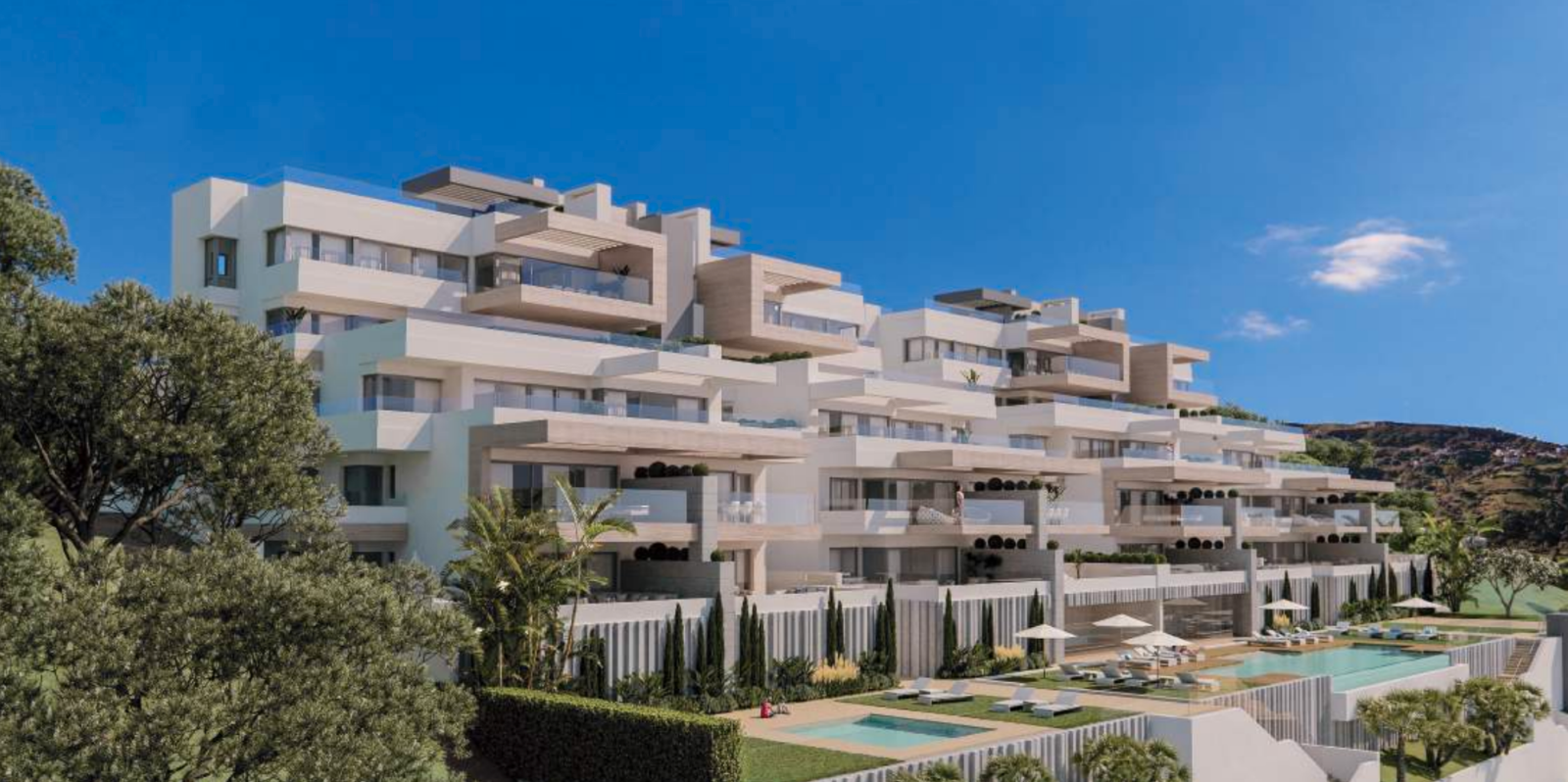 Vista exterior de Apartament de lloguer en Estepona amb Aire condicionat, Calefacció i Terrassa