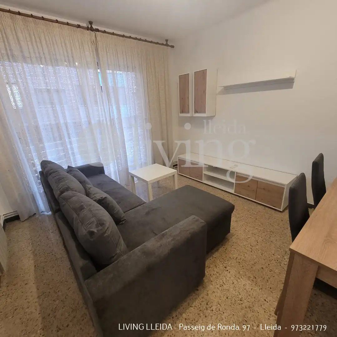 Wohnzimmer von Wohnung zur Miete in Lleida mit Klimaanlage, Heizung und Terrasse