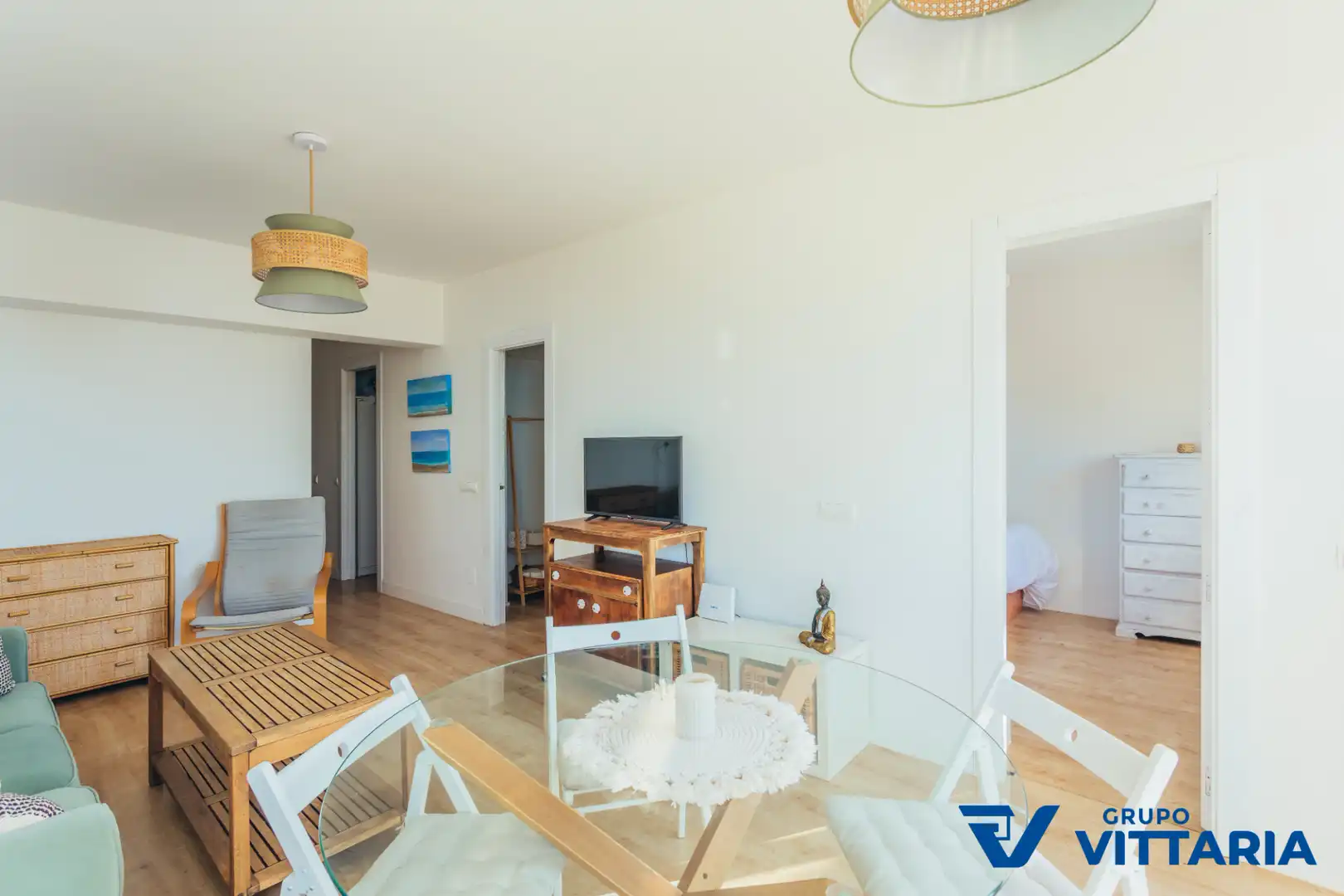 Sala d'estar de Pis en venda en Almería amb Aire condicionat