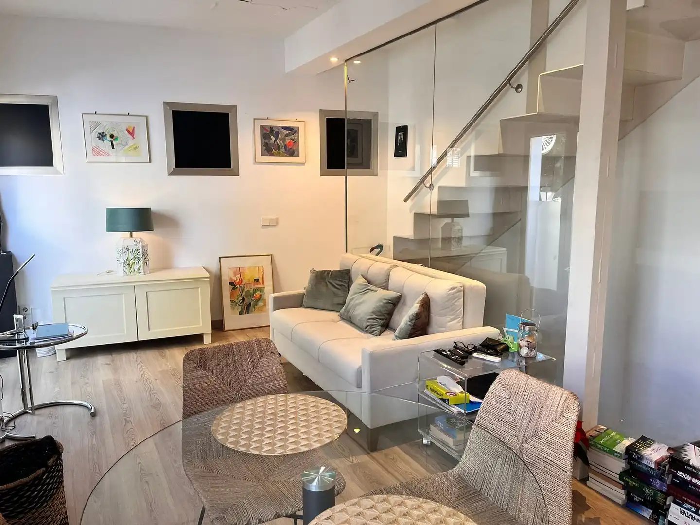 Sala de estar de Ático en venta en Marbella con Aire acondicionado y Terraza