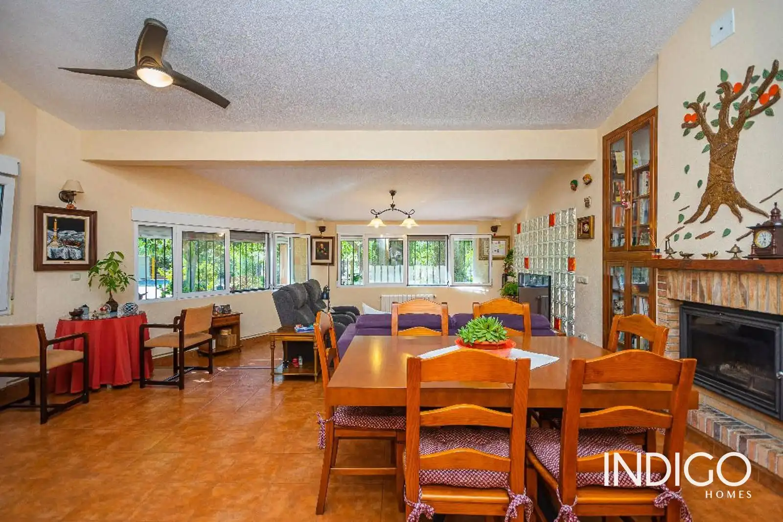Dining room of Houses for sale in San Vicente del Raspeig / Sant Vicent del Raspeig  with Air Conditioner, Heating and Terrace