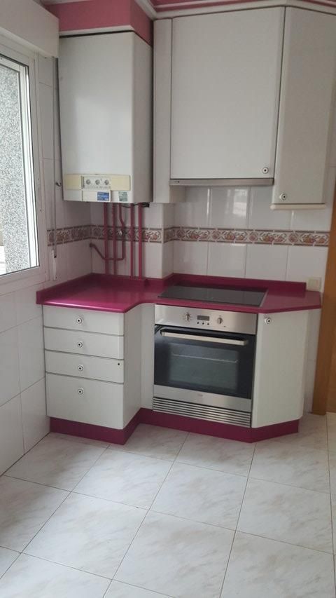 Kitchen of Flat for sale in Pontevedra Capital   with Terrace