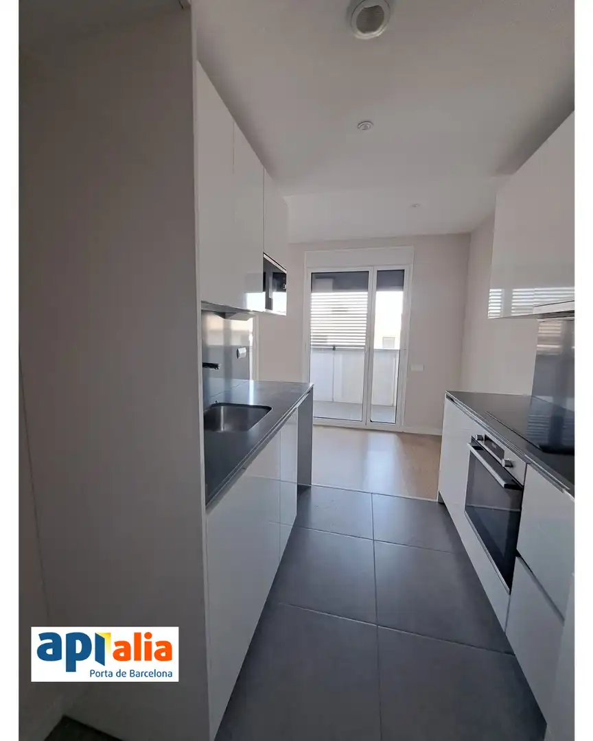 Kitchen of Flat for sale in Sant Feliu de Llobregat  with Heating, Private garden and Swimming Pool