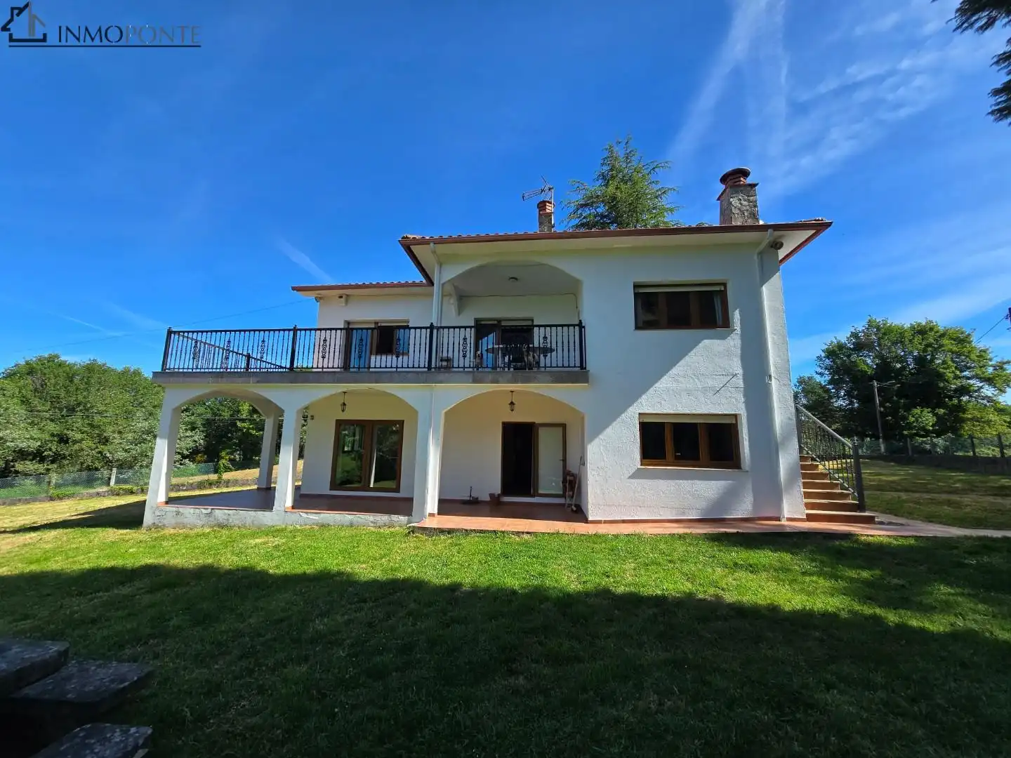 Vista exterior de Casa o chalet en venta en Cerdedo con Calefacción, Jardín privado y Terraza