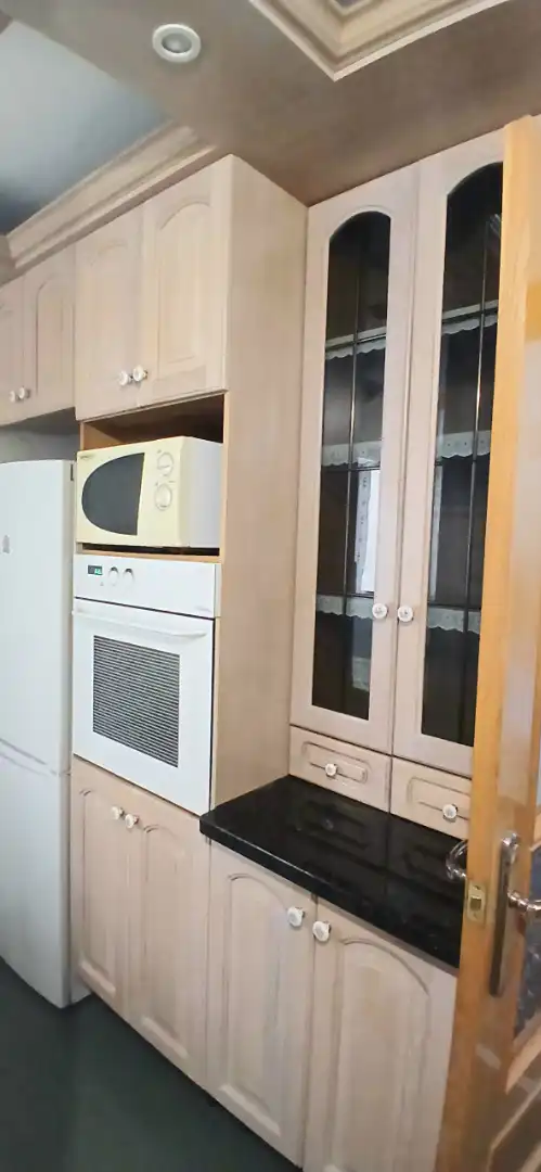 Kitchen of Flat for rent in Almería  with Air Conditioner, Terrace and Furnished
