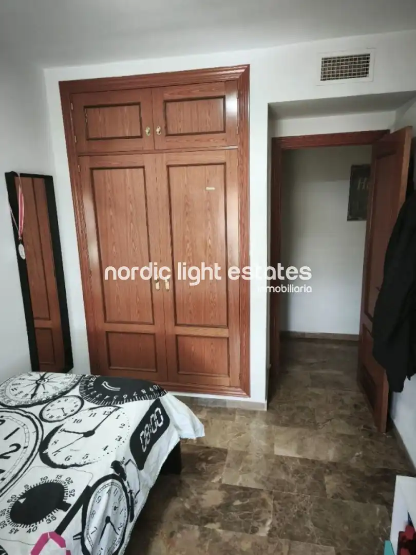 Vista exterior de Piso en venta en Málaga con Terraza, Trastero y Piscina