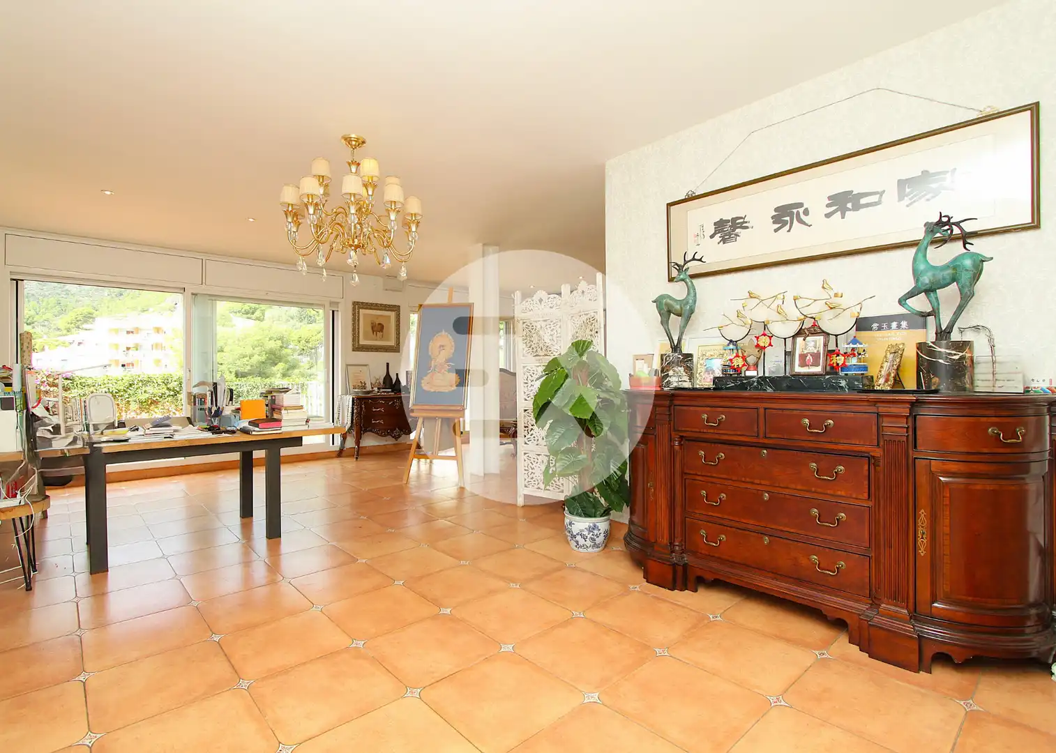 Sala de estar de Casa o chalet en venta en Castelldefels con Aire acondicionado, Calefacción y Jardín privado