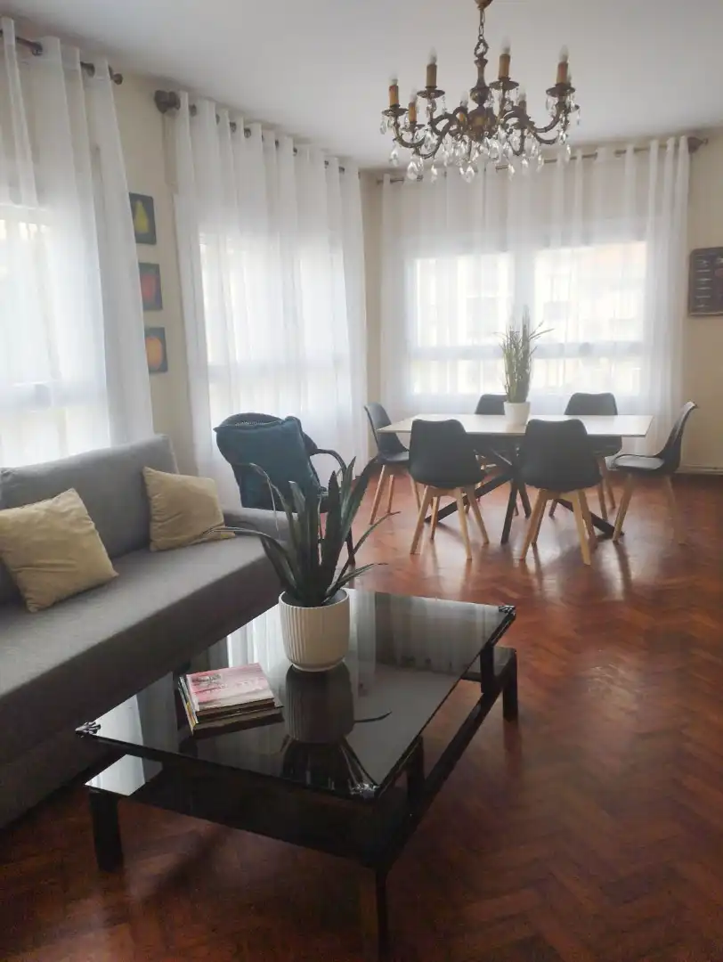 Sala de estar de Casa o chalet de alquiler en Oleiros con Calefacción, Jardín privado y Parquet