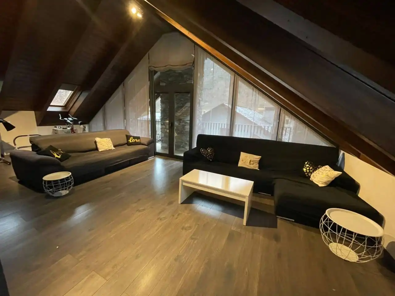 Sala de estar de Casa o chalet en venta en Vall de Cardós con Jardín privado, Parquet y Terraza