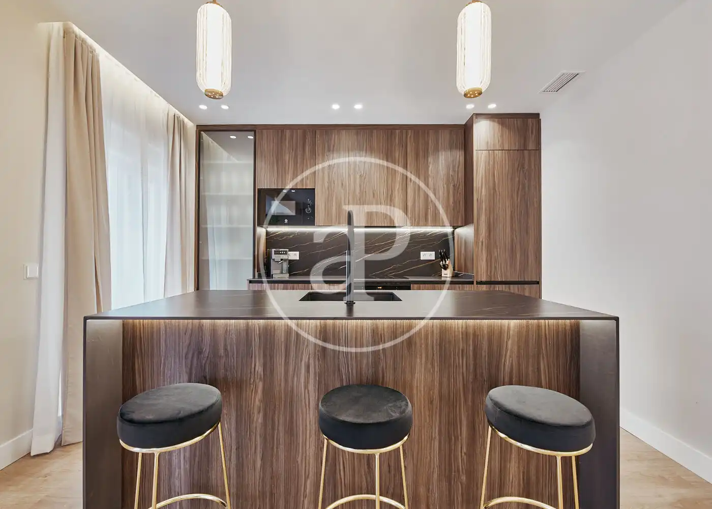 Kitchen of Flat for sale in Madrid  with Air Conditioner, Heating and Furnished