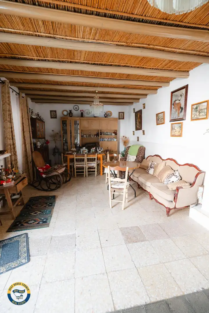 Sala de estar de Casa o chalet en venta en Puebla del Prior con Jardín privado