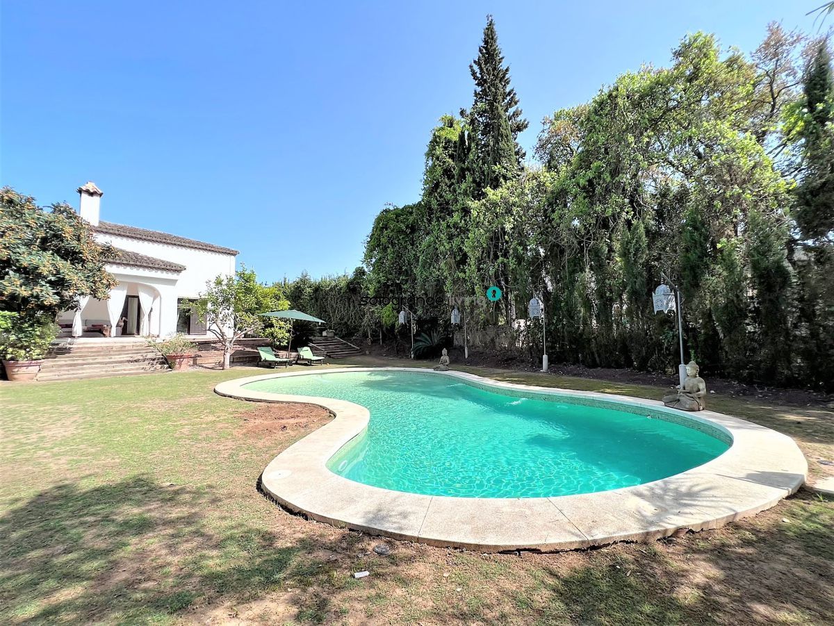Swimming pool of House or chalet to rent in Sotogrande  with Air Conditioner, Heating and Private garden