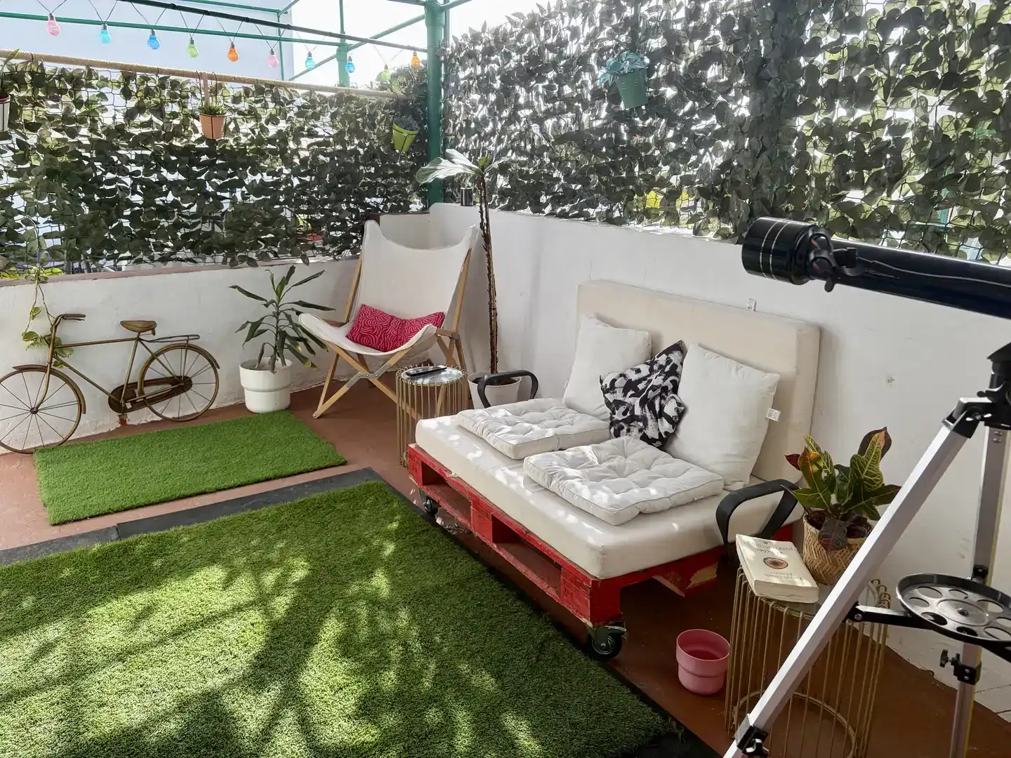 Terrassa de Pis per a compartir en Agaete amb Jardí privat i Moblat