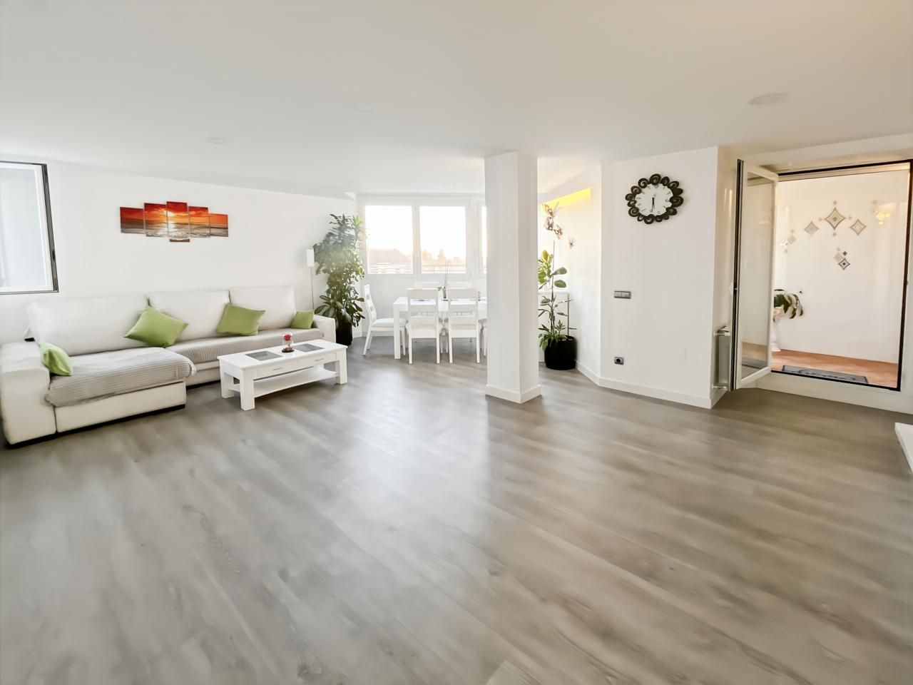 Living room of Attic for sale in  Madrid Capital  with Air Conditioner, Heating and Terrace