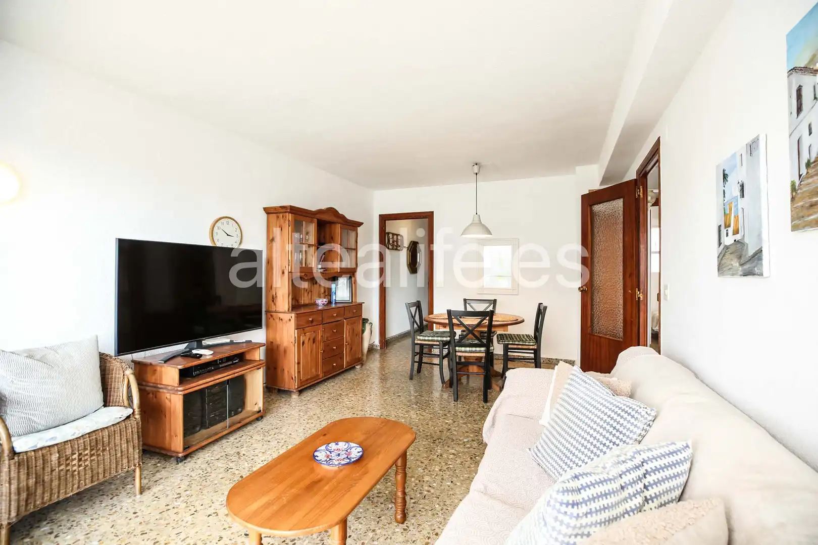 Sala de estar de Apartamento en venta en Altea con Aire acondicionado y Terraza