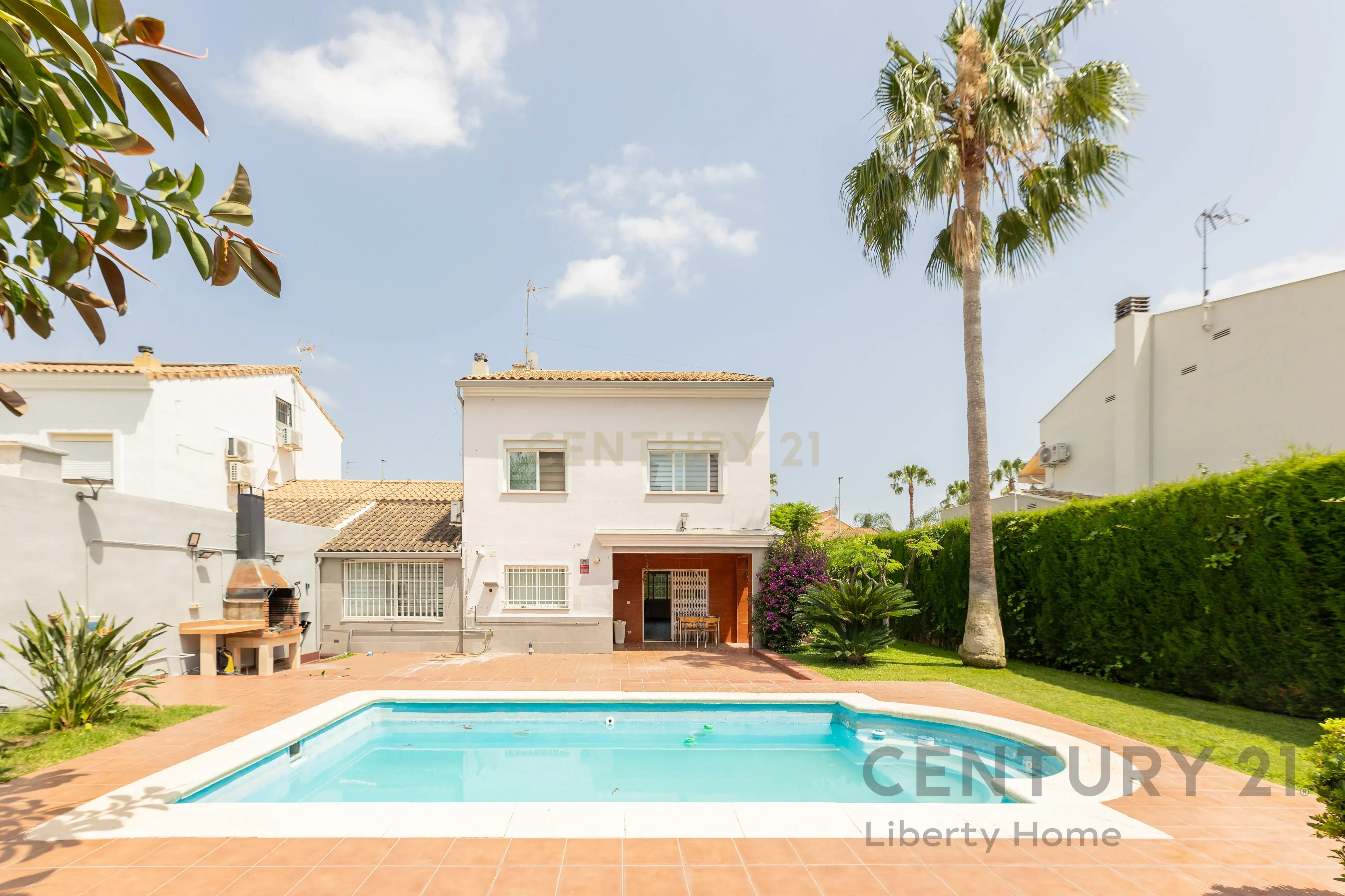 Exterior view of House or chalet for sale in San Antonio de Benagéber  with Air Conditioner and Swimming Pool