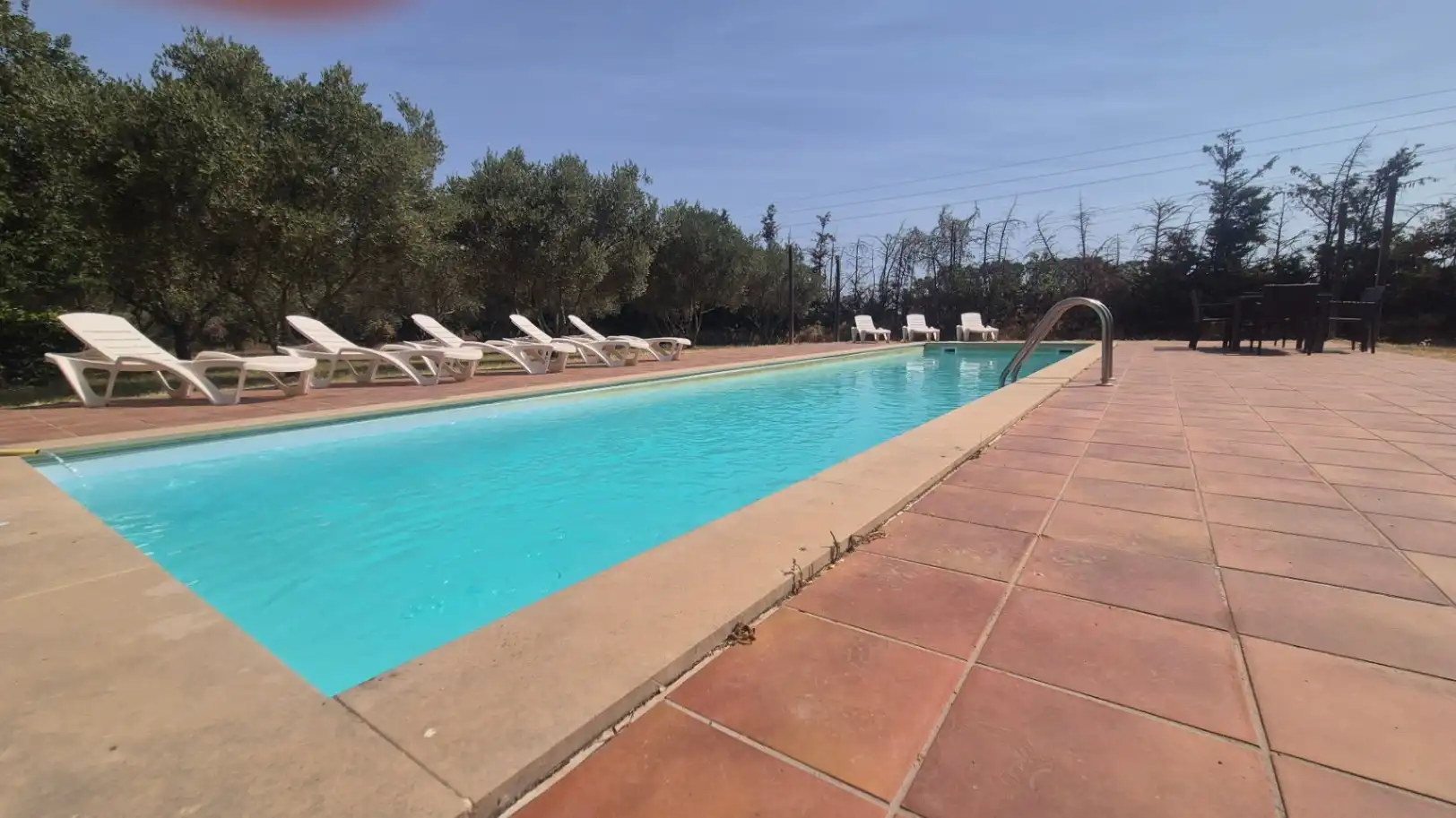 Piscina de Finca rústica en venda en Verges amb Calefacció, Jardí privat i Terrassa