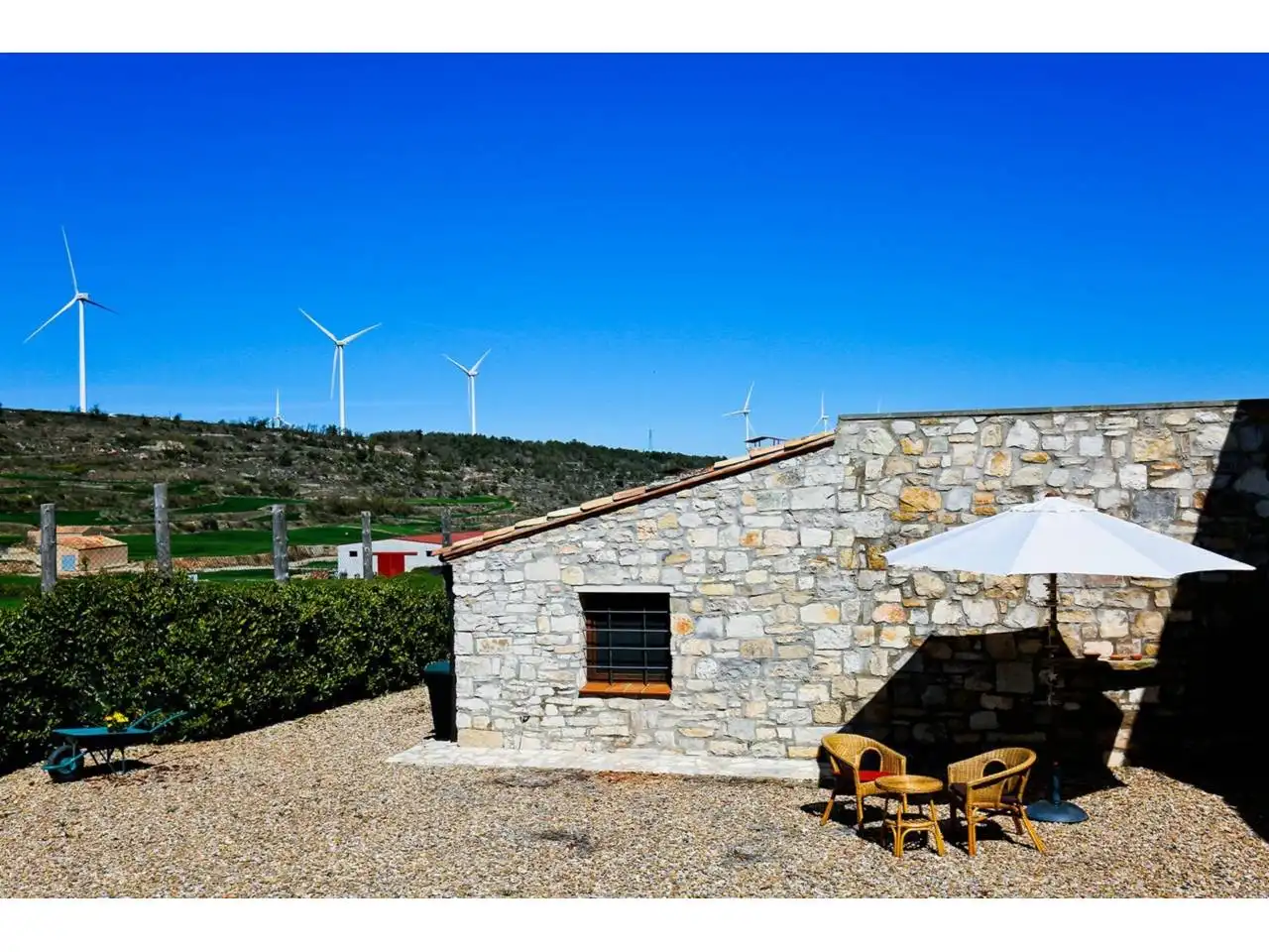 Vista exterior de Finca rústica en venta en Forès con Calefacción, Jardín privado y Terraza