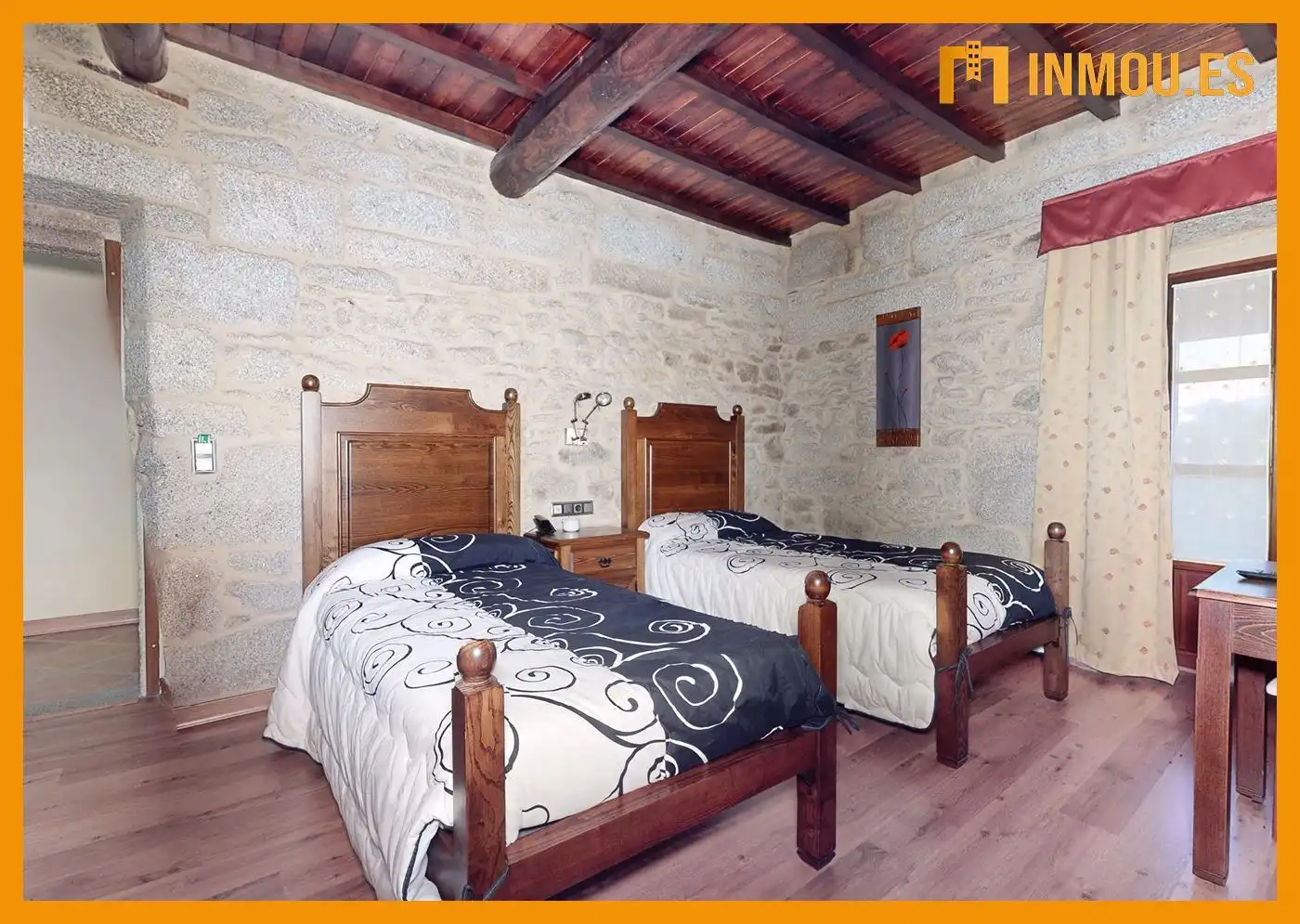 Schlafzimmer von Haus oder Chalet zum Verkauf in O Irixo mit Heizung