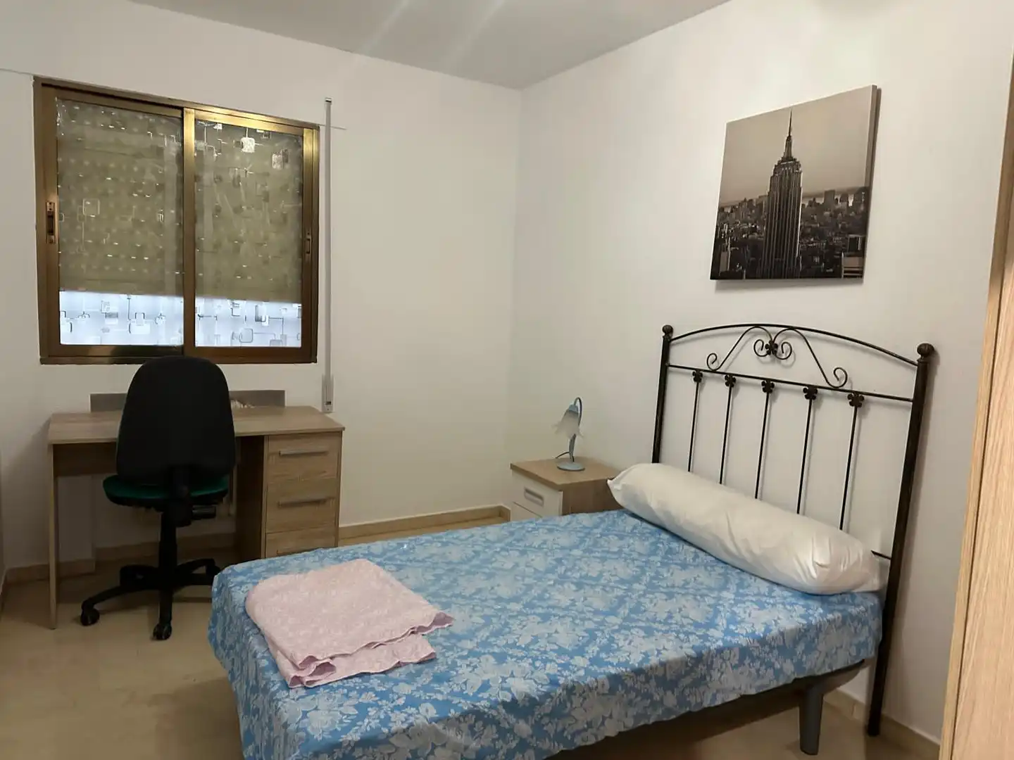 Bedroom of Flat for rent in Ciudad Real  with Air Conditioner, Heating and Furnished