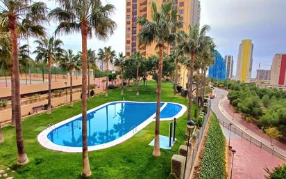 Swimming pool of Flat for sale in Benidorm  with Air Conditioner, Heating and Storage room