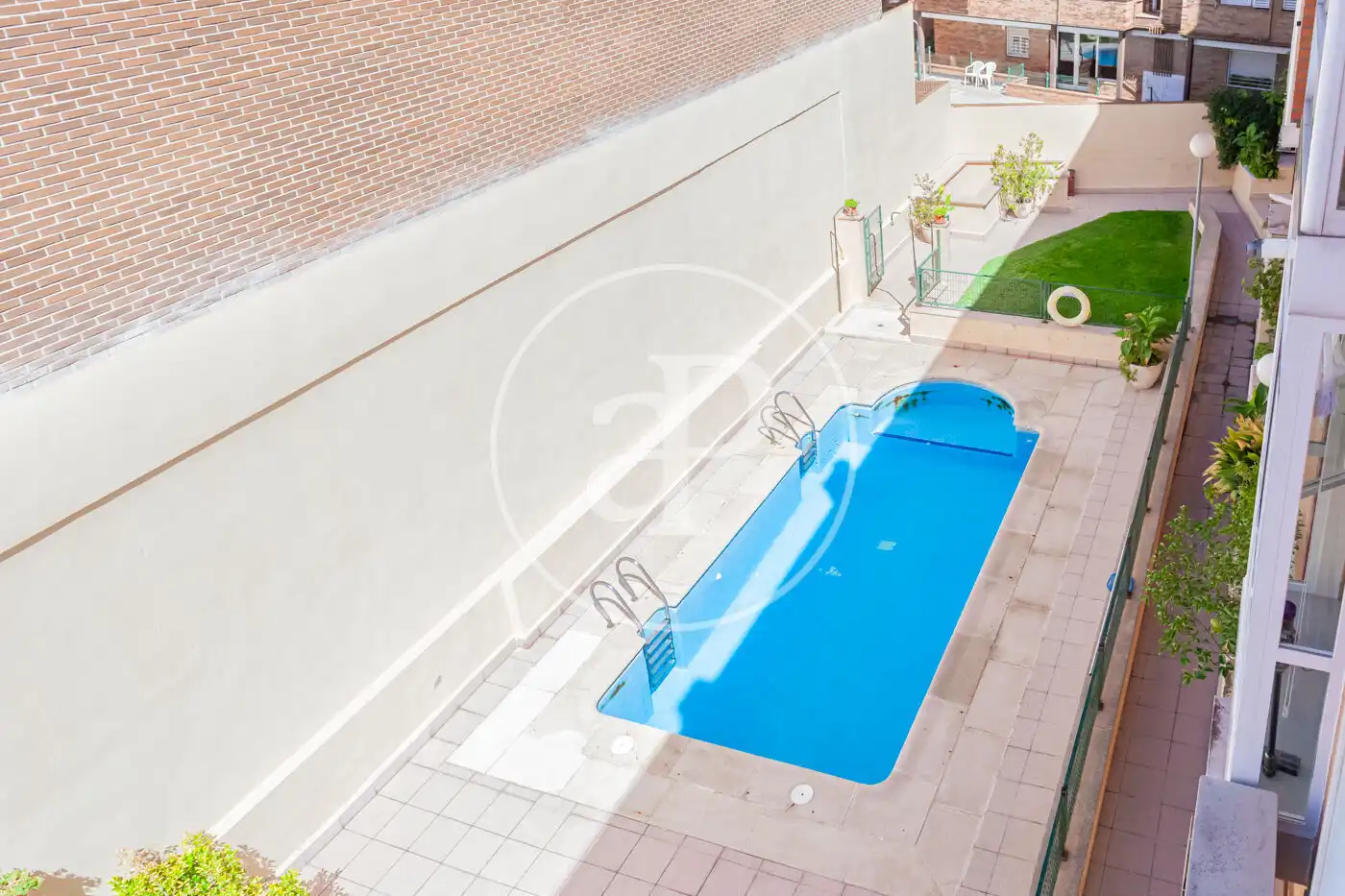 Swimming pool of Duplexes for sale in Madrid  with Air Conditioner, Heating and Storage room