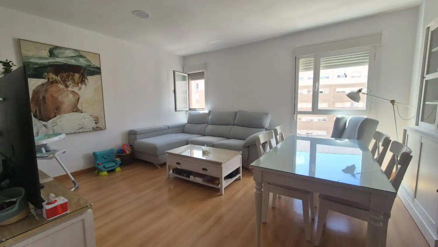 Sala de estar de Piso en venta en Badajoz con Aire acondicionado