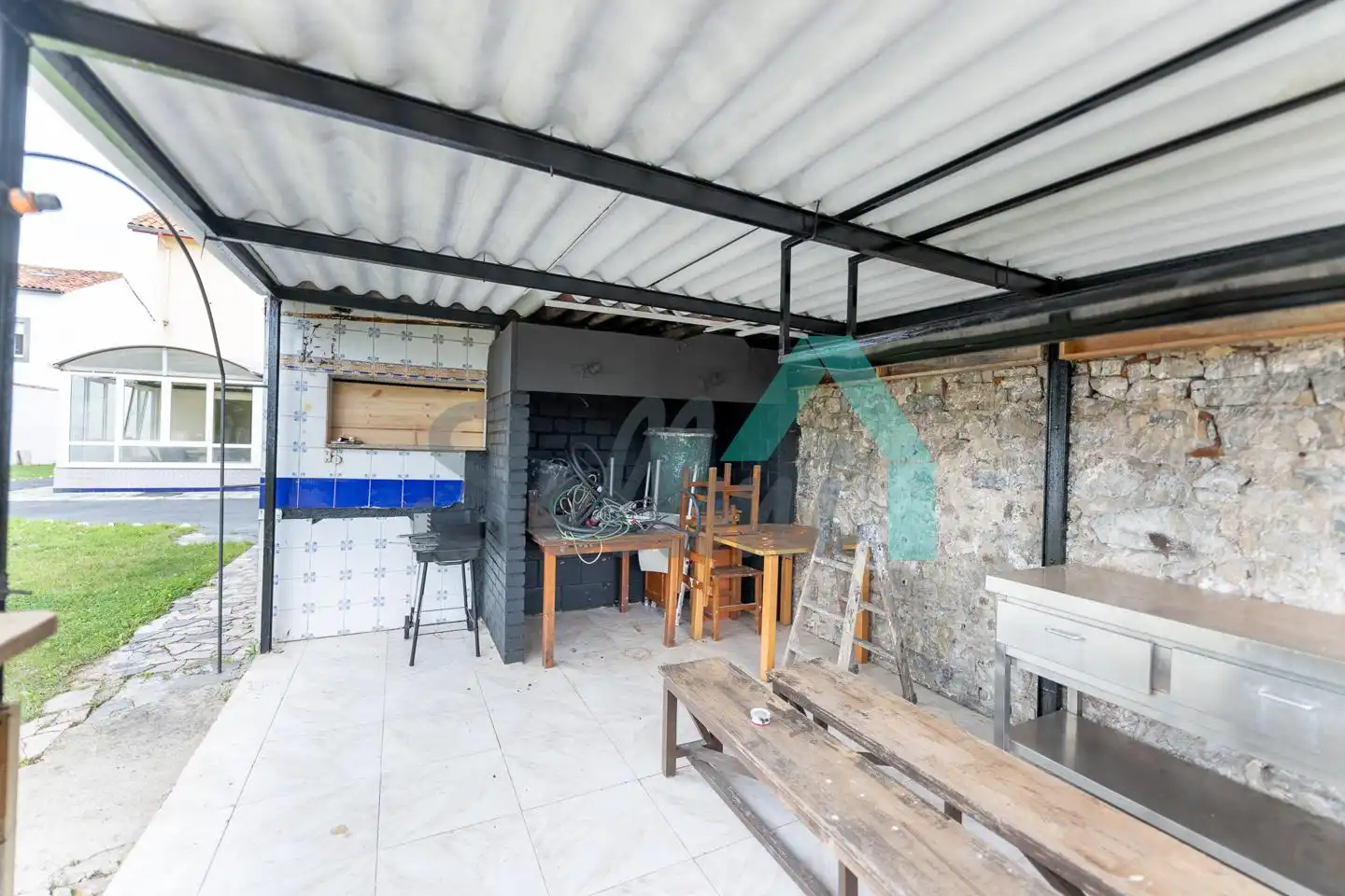 Terrace of Houses for rent in Gijón   with Heating, Private garden and Terrace