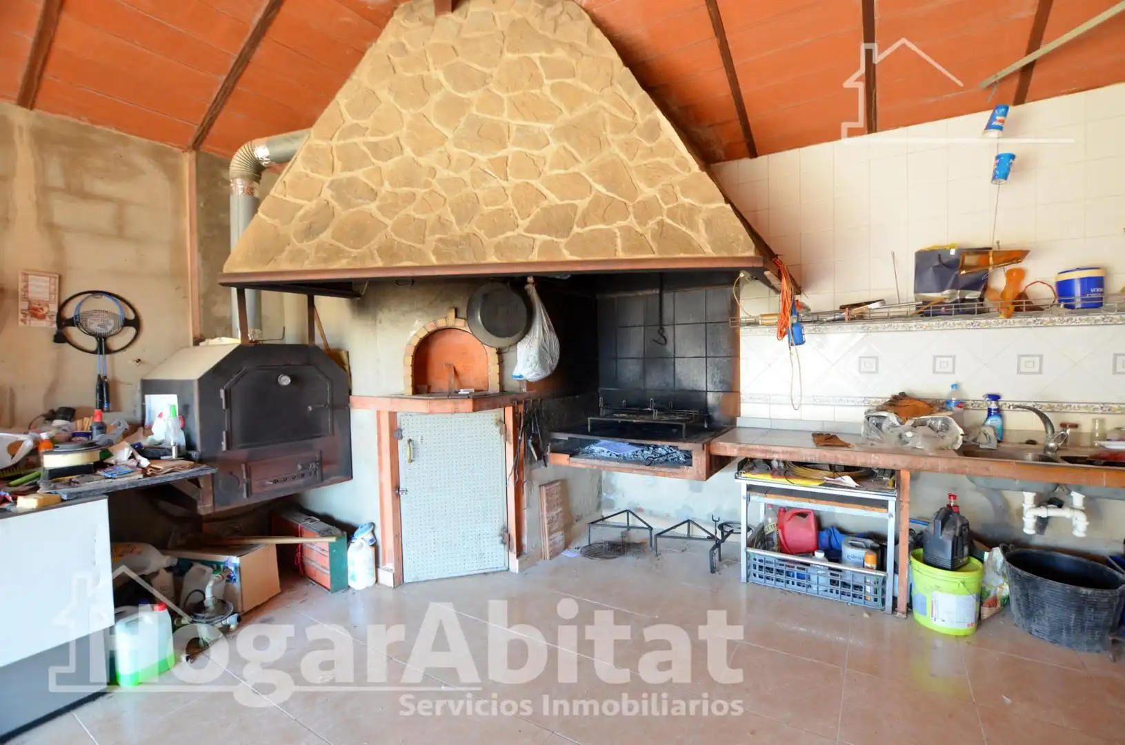 Küche von Haus oder Chalet zum Verkauf in Mutxamel mit Heizung, Privatgarten und Terrasse