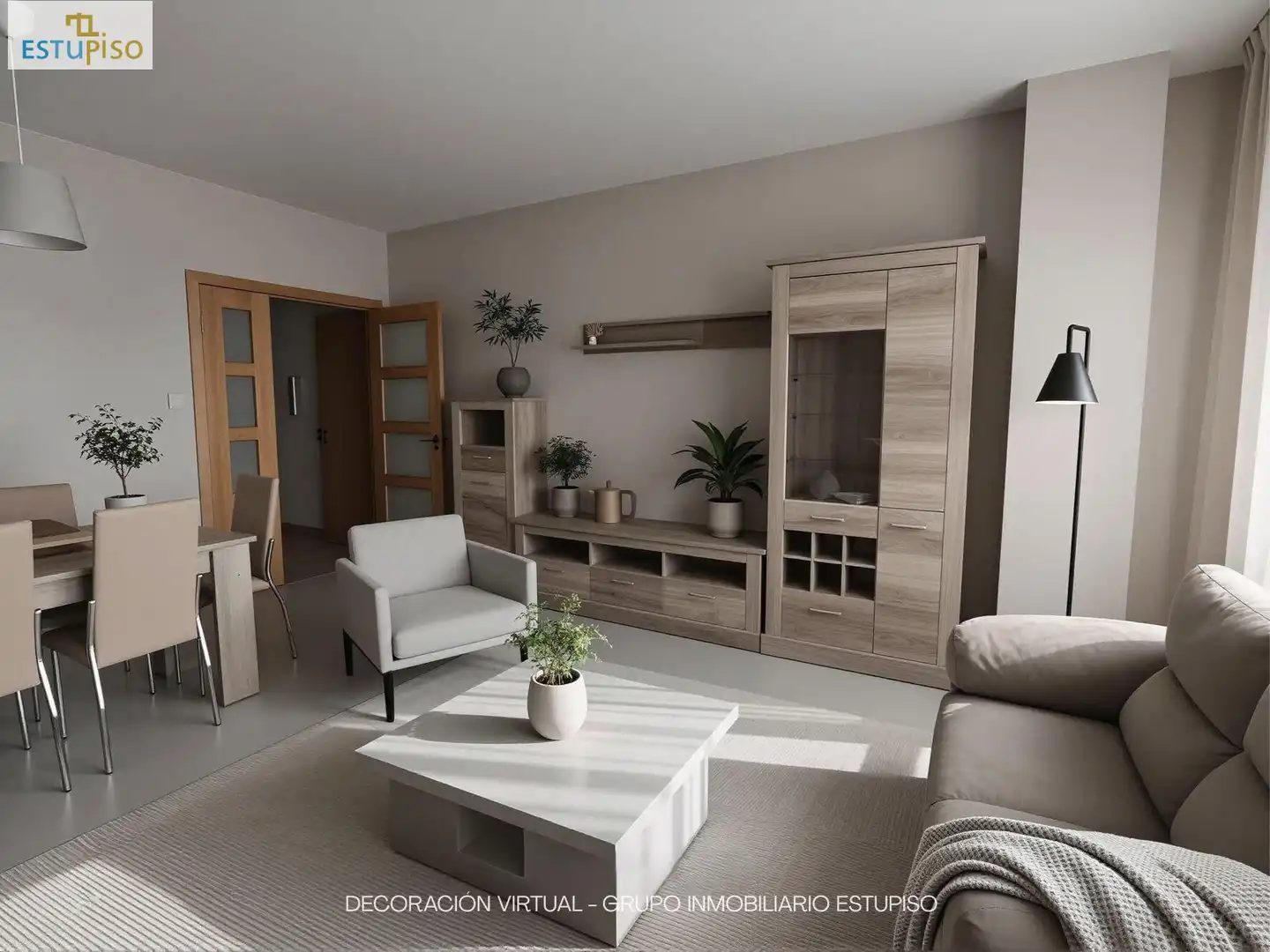 Wohnzimmer von Wohnung zum Verkauf in Vitoria - Gasteiz mit Heizung, Privatgarten und Terrasse