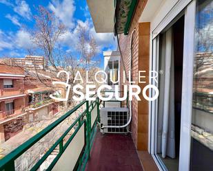 Balcony of Flat to rent in  Madrid Capital  with Air Conditioner, Heating and Terrace