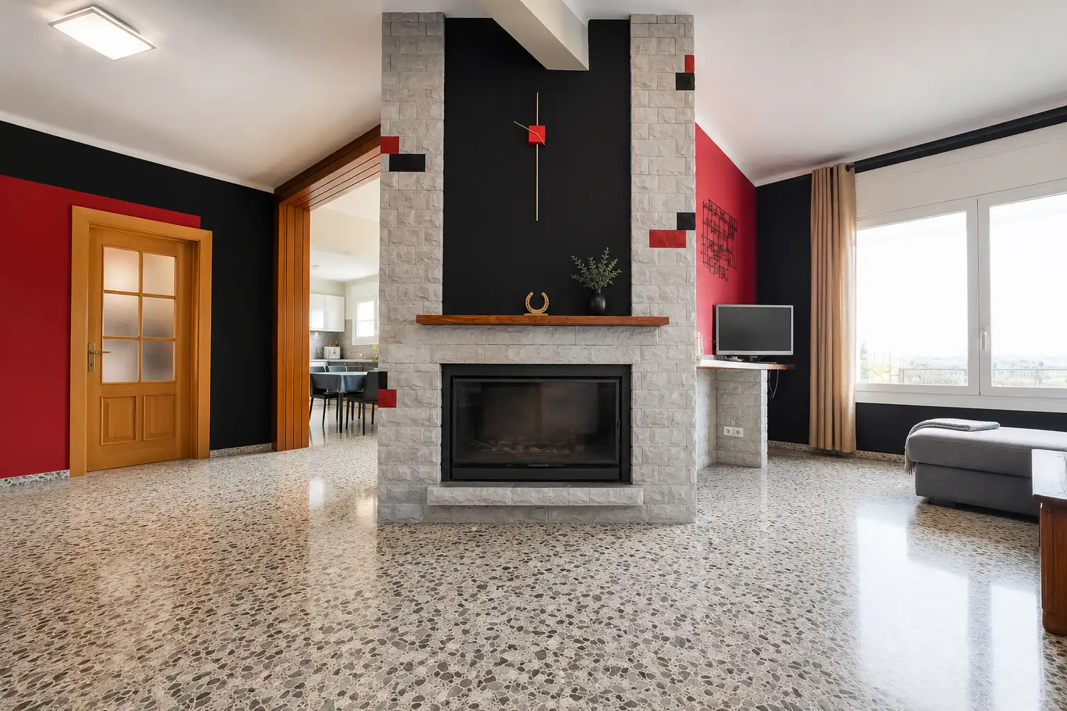 Living room of Country homes for sale in Argentona  with Air Conditioner, Heating and Private garden