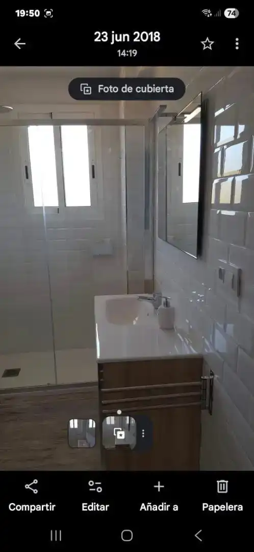 Bathroom of Flat for sale in Dénia  with Air Conditioner, Storage room and Furnished