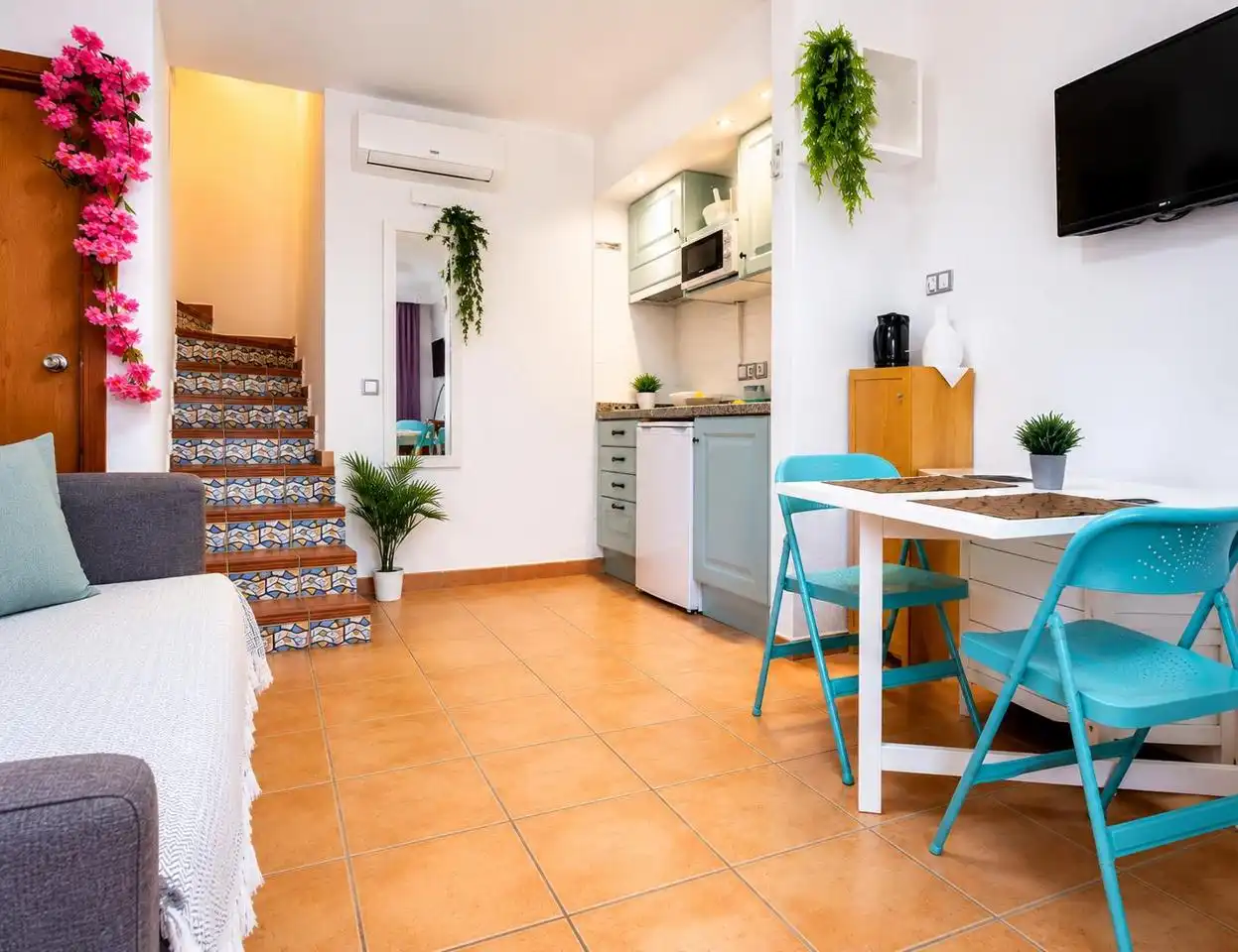Cuina de Dúplex en venda en San Bartolomé de Tirajana amb Aire condicionat, Jardí privat i Terrassa