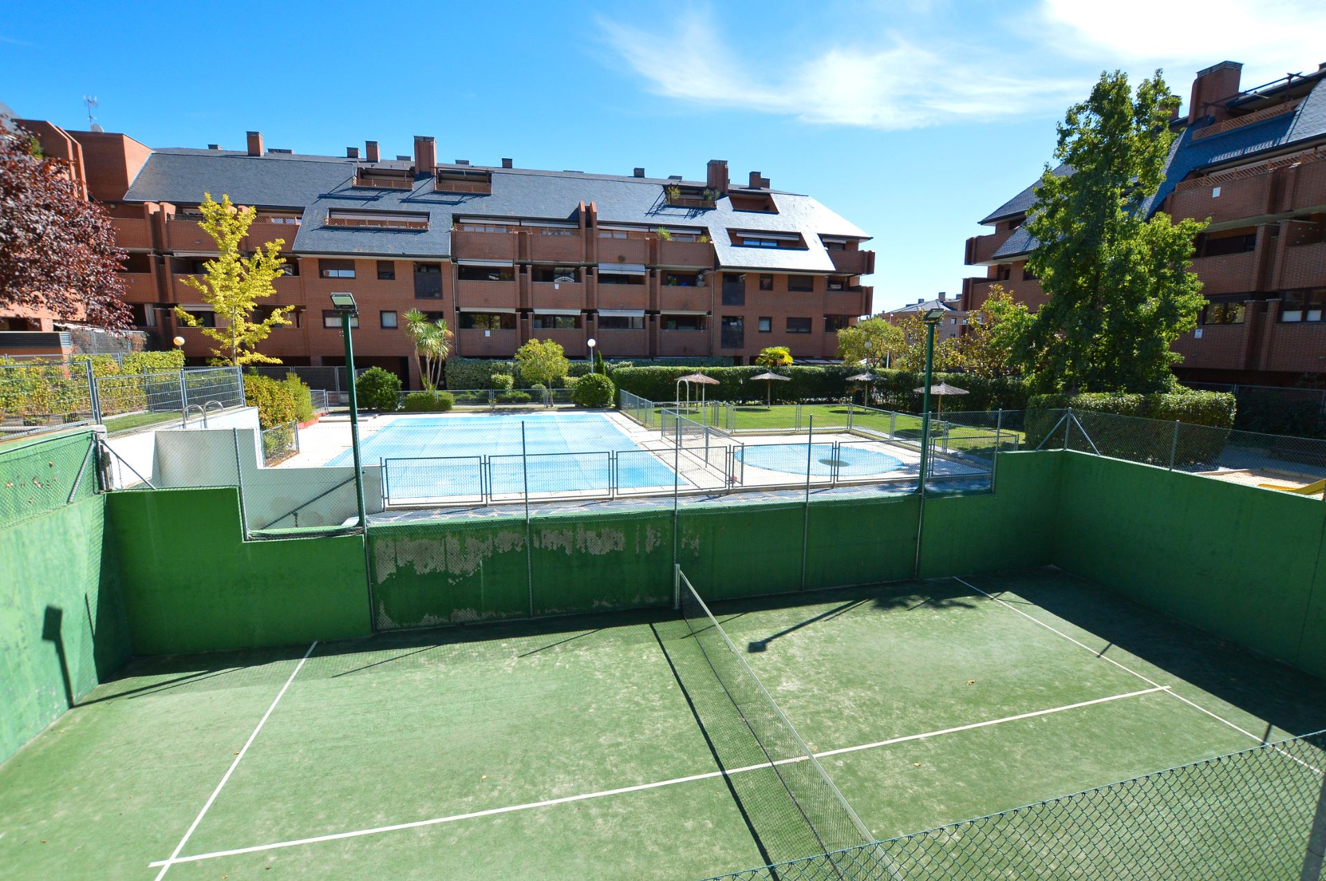 Garden of Flat for sale in Pozuelo de Alarcón  with Air Conditioner, Heating and Parquet flooring