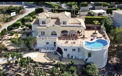 Vista exterior de Casa o xalet en venda en Pedreguer amb Calefacció, Jardí privat i Terrassa
