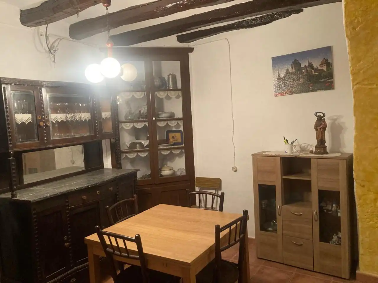 Esszimmer von Country house zum Verkauf in Vilanova de l'Aguda mit Heizung, Privatgarten und Terrasse