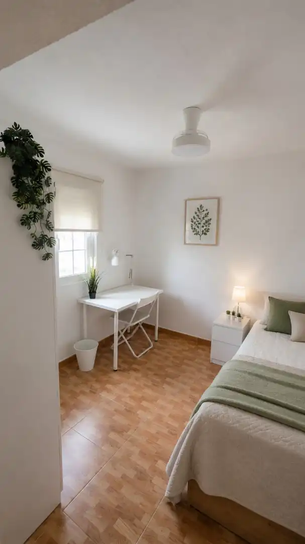 Habitación de Piso de alquiler en Sevilla con Aire acondicionado y Amueblado