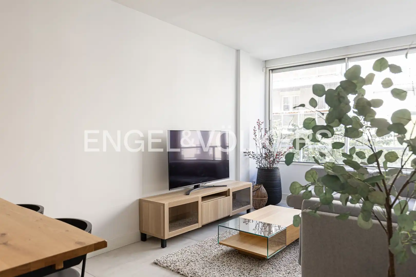 Wohnzimmer von Wohnung zum Verkauf in Madrid mit Klimaanlage und Heizung