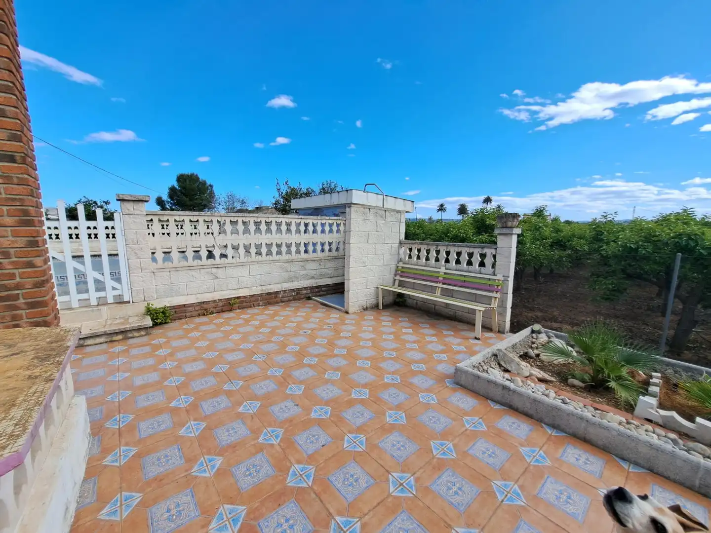 Jardín de Finca rústica en venta en La Pobla Llarga con Jardín privado, Terraza y Trastero